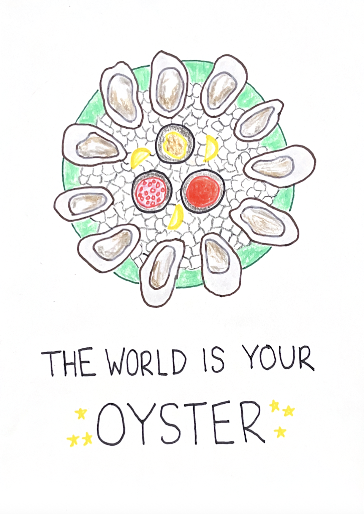 The World Is Your Oyster — oyster platter
