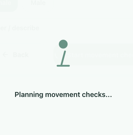 Planning movement checks loading screen